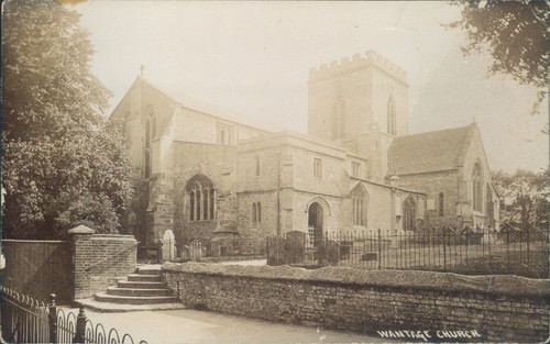 Real photo wantage church - real,