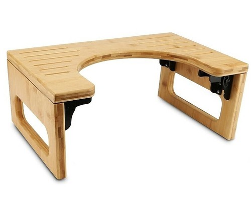 Dadymart toilet stool bamboo - dadymart,