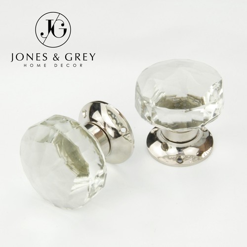 Vintage round clear glass - vintage,