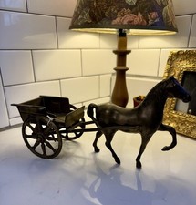 Vintage Solid Brass Horse With
