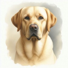 Labrador watercolour art - ,