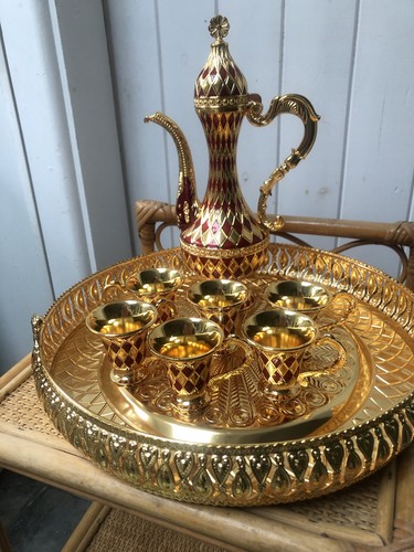 Turkish traditional tea set