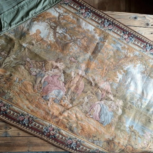Vintage french tapestry - vintage,
