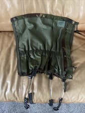British Army Surplus Leg Gaiters Waterproof Goretex DPM Standard Size 4-12 1998
