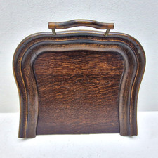 Vintage Art Deco Wooden Silent