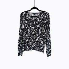 Lord&Taylor Floral Cardigan L