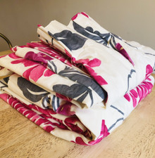 beautiful bespoke CURTAINS blossom pinch Pleat width 41" each by 80" drop