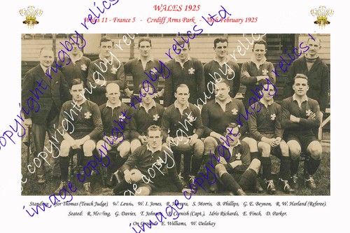Wales 1925 rugby team - rugby,