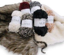 Sirdar ALPINE Luxe Fur Effect Super Soft Fluffy Super Chunky Knitting Yarn 50g