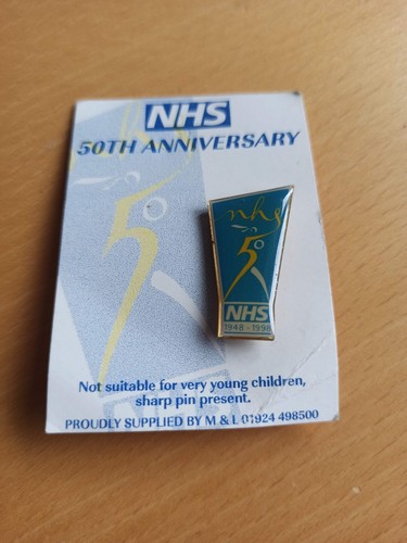 Nhs anniversary pin - nhs, 50