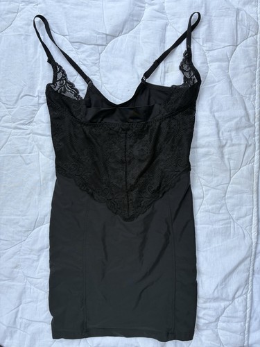 Flexees black shapewear slip - flexees,