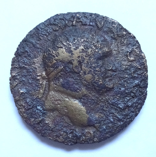 Vespasian dupondius roman - vespasian,