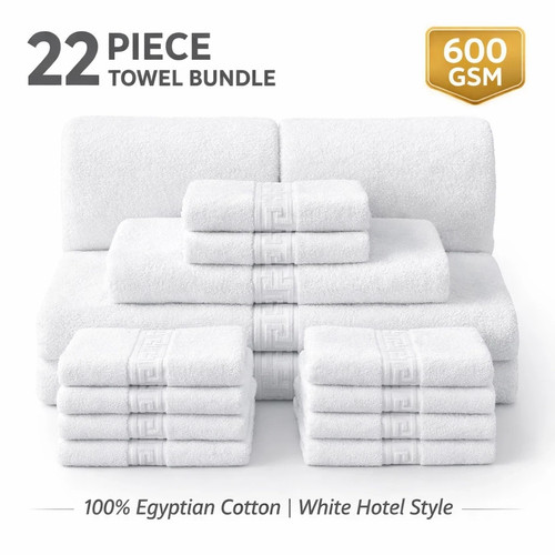 22pc set white - set, egyptian