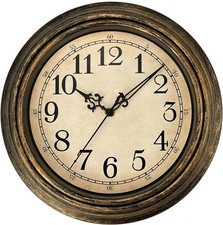 Plumeet Retro Wall Clock, 10''