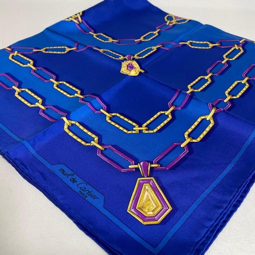 Cartier multicolor blue silk - cartier,