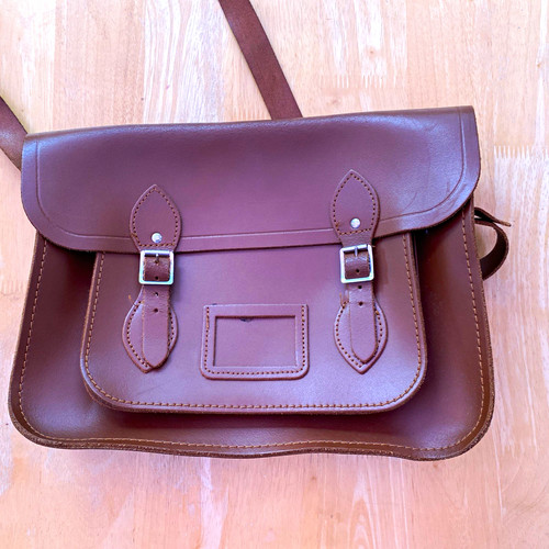 Retro old school leather - school",