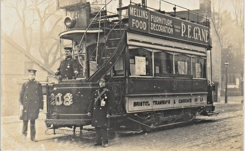 Bristol tramways carriage - &,