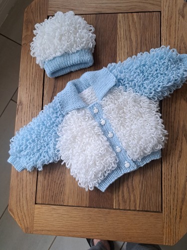 Hand knitted baby - baby, jacket