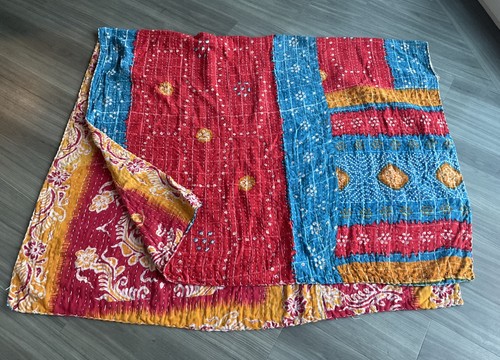 Indian vintage kantha single - vintage,