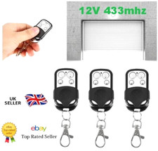 1/2/4pc Electric Cloning Remote Control Key Fob 433MHZ Gate Garage Door Shutter✅