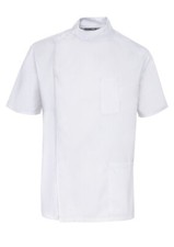 Instex Men's Dental Vet Spa Healthcare Tunic - White Size Large New Without Tags