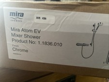 MIRA Atom EV Chrome Effect Thermostatic Bar Mixer Shower