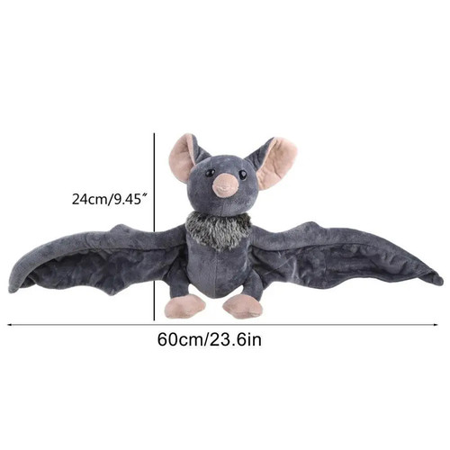 Goth bat plush toy creepy - bat,