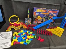 Domino Express Dare Devil Ride Boxed VGC with 98 Loose Dominoes Loop the Loop