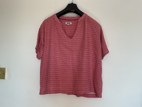 Mistral pink patterned blouse - ,