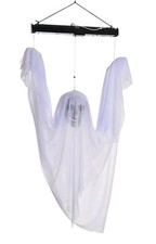 Ascending Floating Ghost Animated Spooky Sound and Light Halloween Decor
