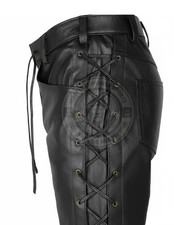 Men's Genuine Black Leather