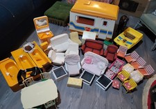 Sindy Vintage Large Joblot Bundle Caravan. Horse Furniture. Bathroom Etc