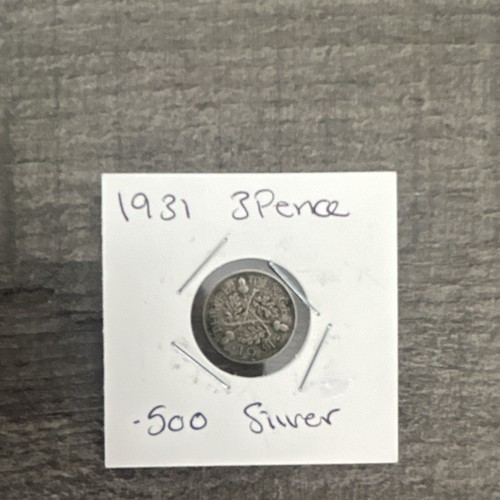 1931 george threepence 500 - 1931, 0.500
