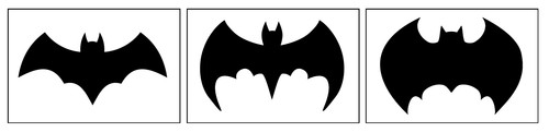 Batman design stencils - design,