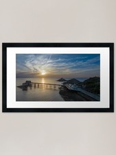 A Mumbles sunrise Framed Art