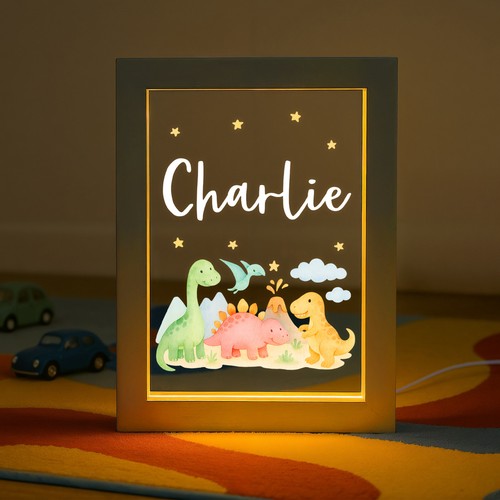 Personalised led dinosaur - personalised,