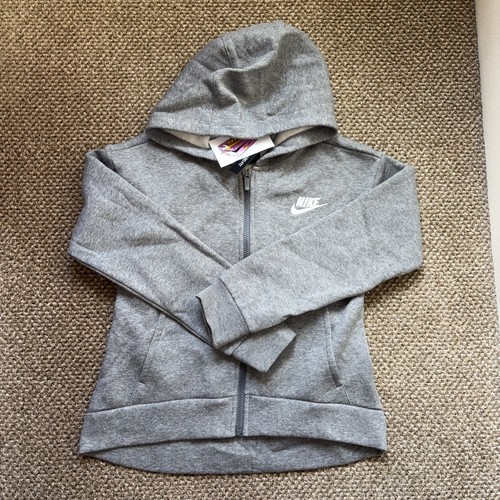 Nike fleece hoodie grey girls - grey,