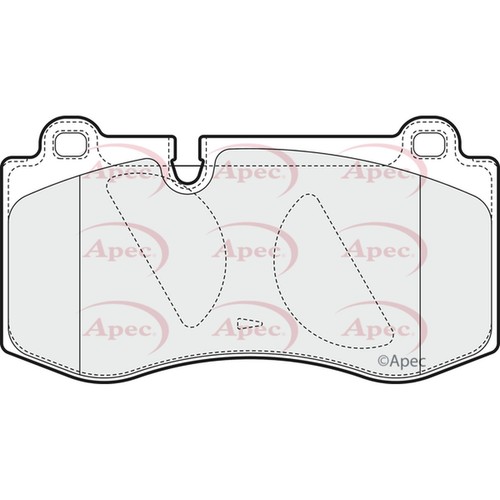 Brake pads set for - brake, mercedes