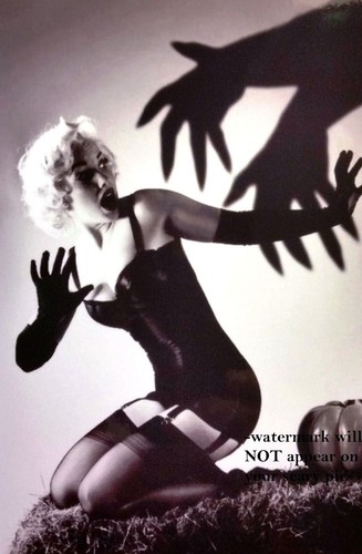 Scary vintage sexy girl - vintage,