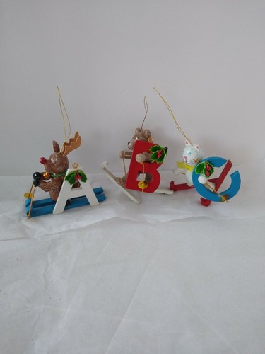 Vintage wooden christmas - vintage,