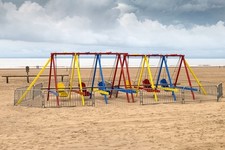 Photo 12x8 Swing boats on the