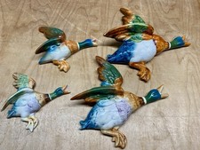 4 Vintage Flying Mallard Duck Wall Plaques Beswick 596/ & 596/2 + 2 Others