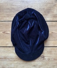 Navy Velvet Hat Riding Hat