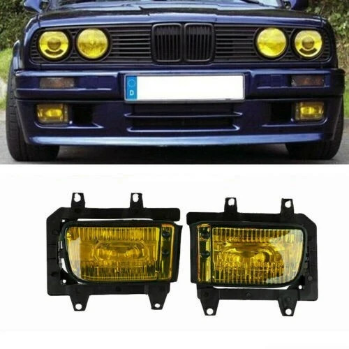 Bmw e30 pair glass foglamps - e30,