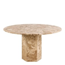 Round Marble Dining Table -
