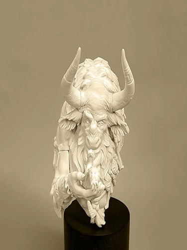 Resin figure ancient - 1/10, man