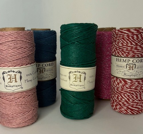 100 hemp cord twine 205ft - twine,