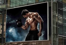 BODYBUILDER POSTER GYM MAN