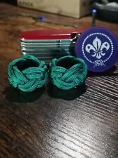 Paracord Scout Woggle Emerald Green