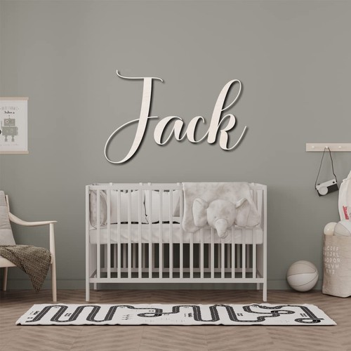 Personalised wooden name - wooden, large